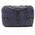 Borsa a tracolla Chanel Girl Nero Blu navy