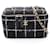 Borsa a tracolla vanity Chanel Coco Mark Nero Bianco