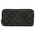 Louis Vuitton Monogram Denim Zippy Long Wallet Schwarz Monogramm