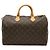 Borsa Louis Vuitton Monogram Speedy 35 Marrone Monogramma - vista 2