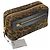Tom Ford Pochette da viaggio in scamosciato leopardato Marrone Stampa leopardo