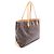Borsa Tote Louis Vuitton Wilshire MM Marrone - vista 2