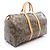 Borsa Boston Louis Vuitton Keepall 50 Marrone Cachi - vista 2