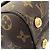 Borsa Louis Vuitton Monogram Cluny BB Marrone Fuschia Monogramma - vista 3