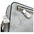 Clutch Louis Vuitton Monogram Satellite Alpha Argento Blu navy Monogramma - vista 5