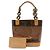 Borsa Tote Louis Vuitton Monogram Vinyl Cabas Ambre PM Marrone