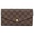 Louis Vuitton Damier Portefeuille Sarah N63209 Cartera Damier ebene