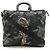 Borsa Tote a Spalla Grande Prada Camouflage Nero Multicolore Verde - vista 2