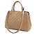 Borsa Louis Vuitton Monogram Empreinte Montaigne MM Taupe - vista 3