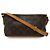 Bolso de hombro Louis Vuitton Monogram Trotteur Pochette Castaño Monograma - vista 2