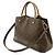 Borsa Louis Vuitton Monogram Montaigne MM Borsa a Spalla Marrone Bianco Monogramma - vista 3