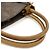 Borsa Louis Vuitton Monogram Montaigne MM Borsa a Spalla Marrone Bianco Monogramma - vista 5