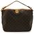 Borsa a Spalla Louis Vuitton Monogram Delightful PM Marrone Monogramma - vista 2