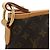 Borsa a Spalla Louis Vuitton Monogram Delightful PM Marrone Monogramma - vista 5