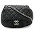 CHANEL Borsa a Spalla Matelassé Chain Around Coco Mark Nero - vista 2