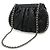 CHANEL Borsa a Spalla Matelassé Chain Around Coco Mark Nero - vista 3