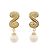 Boucles d'oreilles Tiffany & Co. en or jaune 18K et perles Akoya