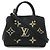 Louis Vuitton Monogram Empreinte Montaigne BB Handtasche Schwarz Beige - Ansicht 2