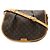 Borsa a tracolla Louis Vuitton Monogram Menilmontant MM Marrone - vista 2