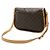 Borsa a tracolla Louis Vuitton Monogram Menilmontant MM Marrone - vista 3
