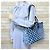 Borsa a tracolla Louis Vuitton OnTheGo MM Monogram Jacquard Denim Blu navy - vista 2