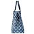 Borsa a tracolla Louis Vuitton OnTheGo MM Monogram Jacquard Denim Blu navy - vista 4