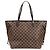 Borsa Tote Louis Vuitton Neverfull MM Damier Marrone Fuschia