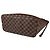 Borsa Tote Louis Vuitton Neverfull MM Damier Marrone Fuschia - vista 5