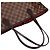 Borsa Tote Louis Vuitton Neverfull MM Damier Marrone Fuschia - vista 9
