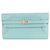 Hermès Cartera larga Hermes Kelly Gillies Azul