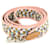 Hermès Tracolla Sangle Zigzag Hermes 077727CK Rosa Bianco Rosso D'oro  - vista 1