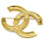 Spilla Chanel Coco Mark Large con strass D'oro - vista 3