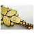 PHILIPPE FERRANDIS CRAVATE NECKLACE COLORED STONES & RHINESTONES GOLD-TONE METAL Golden - view 11