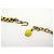 PHILIPPE FERRANDIS CRAVATE NECKLACE COLORED STONES & RHINESTONES GOLD-TONE METAL Golden - view 7