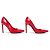 DECOLLATE LOUIS VUITTON EYELINE 36.5 IN PELLE LACCATA ROSSA Rosso - vista 3