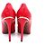 DECOLLATE LOUIS VUITTON EYELINE 36.5 IN PELLE LACCATA ROSSA Rosso - vista 5