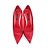 DECOLLATE LOUIS VUITTON EYELINE 36.5 IN PELLE LACCATA ROSSA Rosso - vista 9