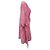 Ganni Falten Mini-Kleid mit Bindegürtel aus rosa Polyester Pink - Ansicht 3