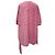 Ganni Falten Mini-Kleid mit Bindegürtel aus rosa Polyester Pink - Ansicht 4