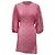 Ganni Falten Mini-Kleid mit Bindegürtel aus rosa Polyester Pink - Ansicht 5