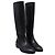 Stivali alti con zip in pelle nera Stuart Weitzman Nero - vista 3