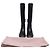 Stivali alti con zip in pelle nera Stuart Weitzman Nero - vista 7
