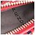 Borsa shopper Fendi Runaway Plaid in tela rossa Rosso - vista 10