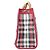 Borsa shopper Fendi Runaway Plaid in tela rossa Rosso - vista 2