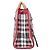 Borsa shopper Fendi Runaway Plaid in tela rossa Rosso - vista 4
