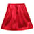 Minifalda de línea A MSGM en acetato rojo Roja  - vista 2