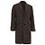 AMI Paris Single-Breasted Coat in Brown Virgin Wool  Red