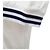 Polo Brunello Cucinelli con dettagli a righe in cotone bianco Crudo - vista 4