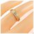 Cartier Dreifarbiger Ehering Silber Golden - Ansicht 4