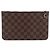 Louis Vuitton Neverfull Pochette Damier MM Marrone - vista 2